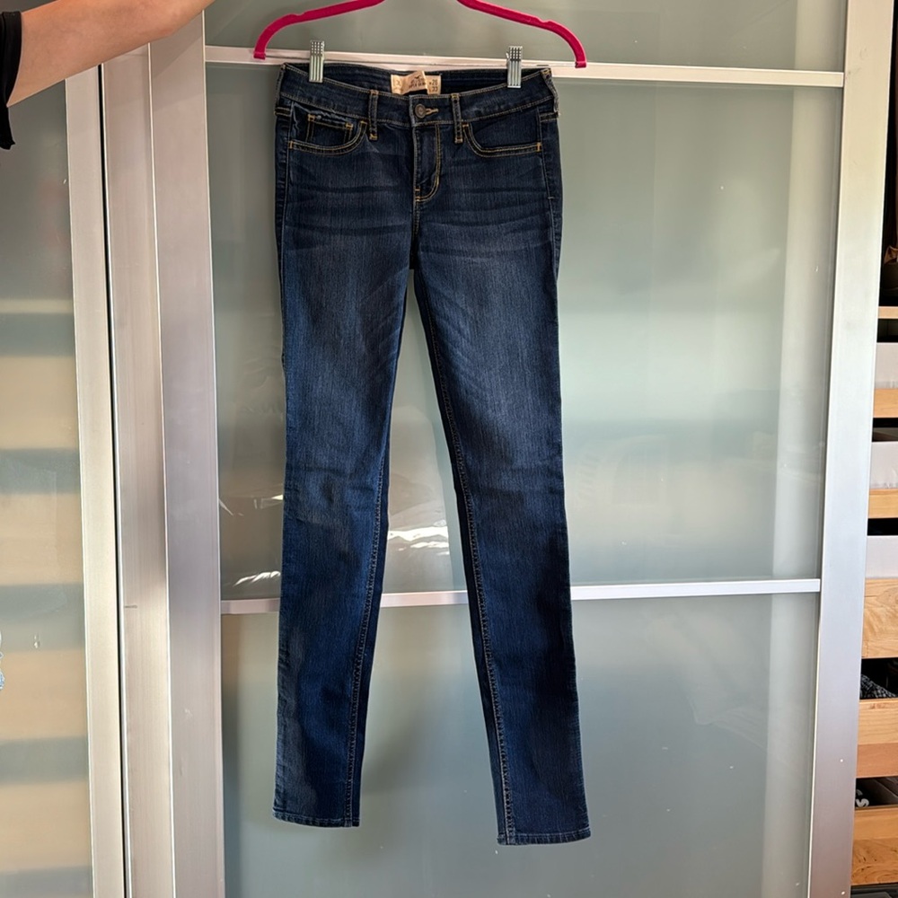 Long length Hollister super Skinny jeans